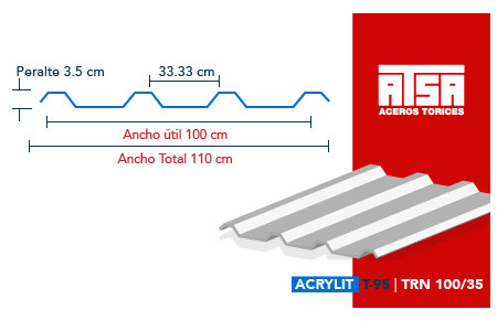 acrylit t-95 trn 100
